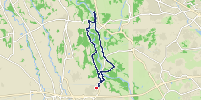 Mappa del percorso Galliate valle Ticino Gravel
