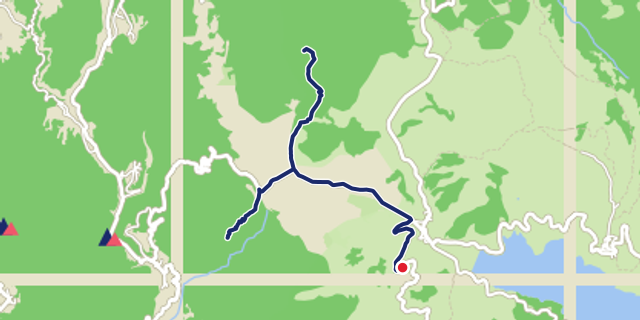 Mappa del percorso Lago di Campotosto Anello Gravel