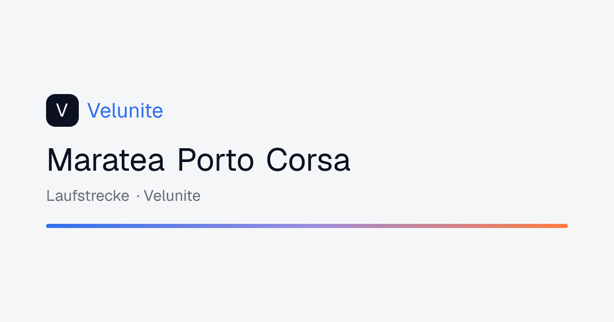 Maratea Porto Corsa: mappa, distanza e dislivello del percorso