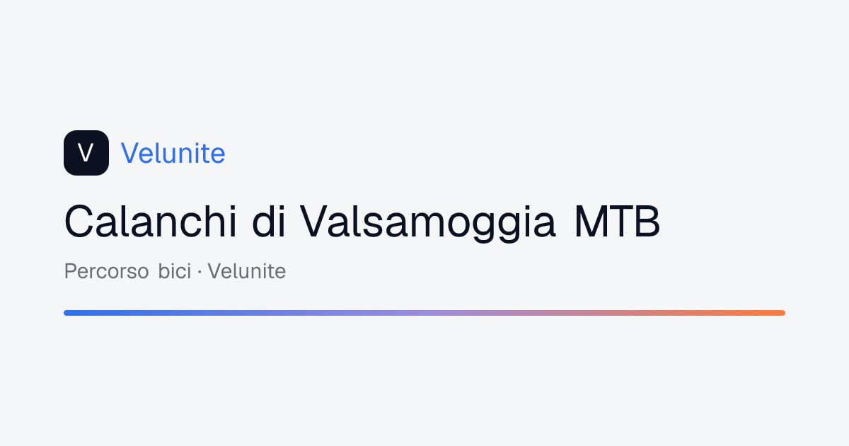 Calanchi di Valsamoggia MTB: mappa, distanza e dislivello del percorso