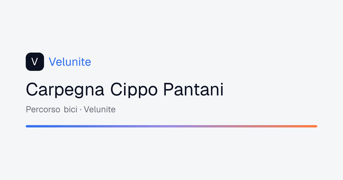 Carpegna Cippo Pantani: mappa, distanza e dislivello del percorso