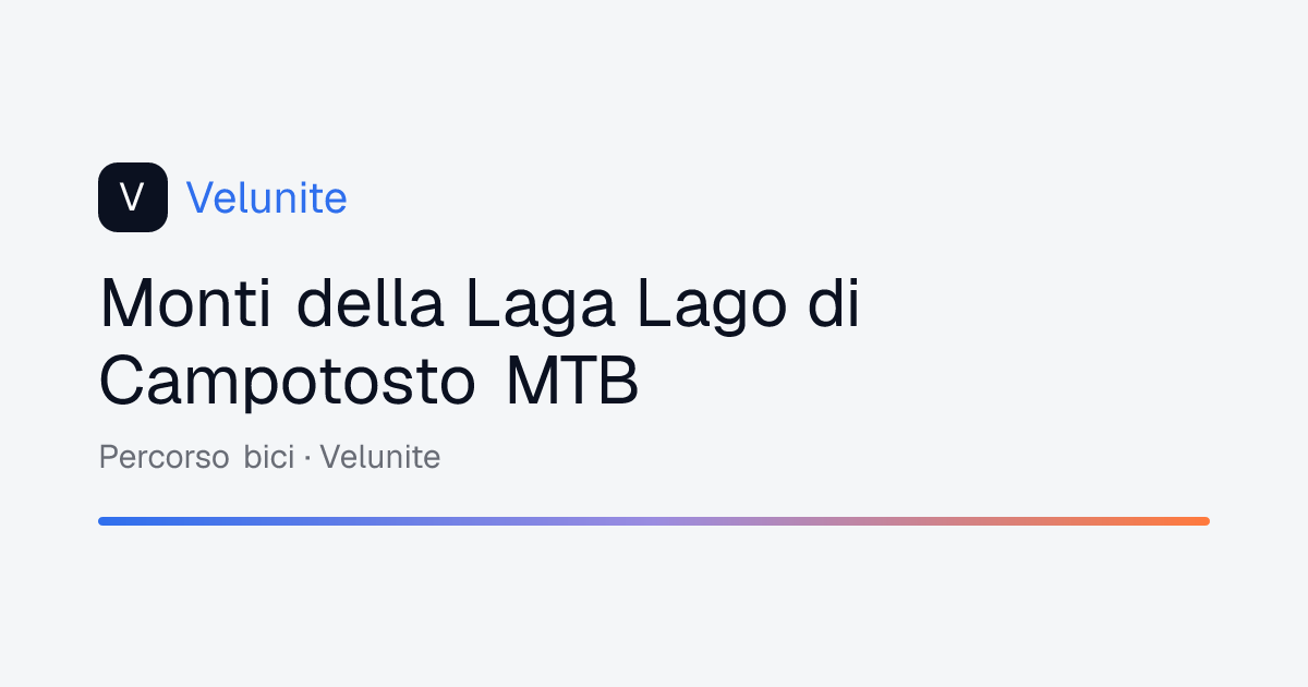 Monti della Laga Lago di Campotosto MTB: mappa, distanza e dislivello del percorso