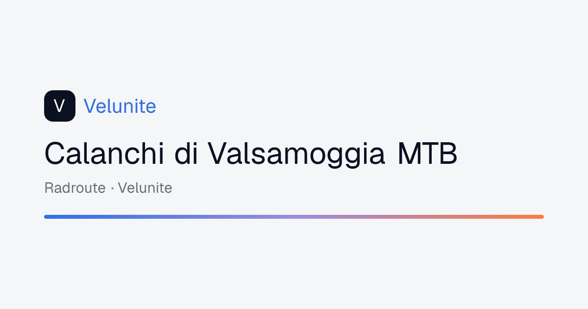 Calanchi di Valsamoggia MTB: mappa, distanza e dislivello del percorso