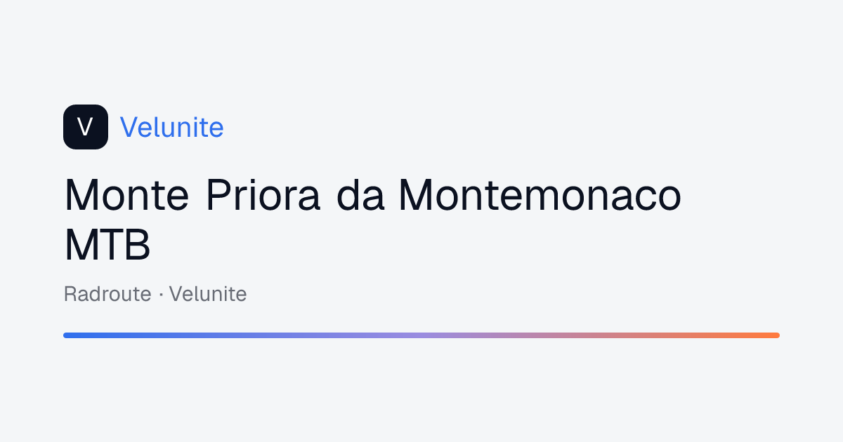 Monte Priora da Montemonaco MTB: mappa, distanza e dislivello del percorso