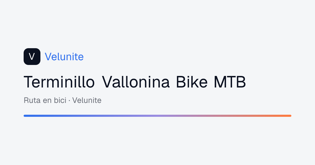 Terminillo Vallonina Bike MTB: mappa, distanza e dislivello del percorso